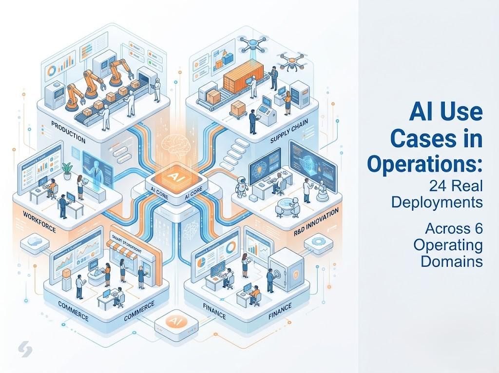 AI Use Cases in Operations: 24 Real Deployments Across 6 Operating Domains (2026)