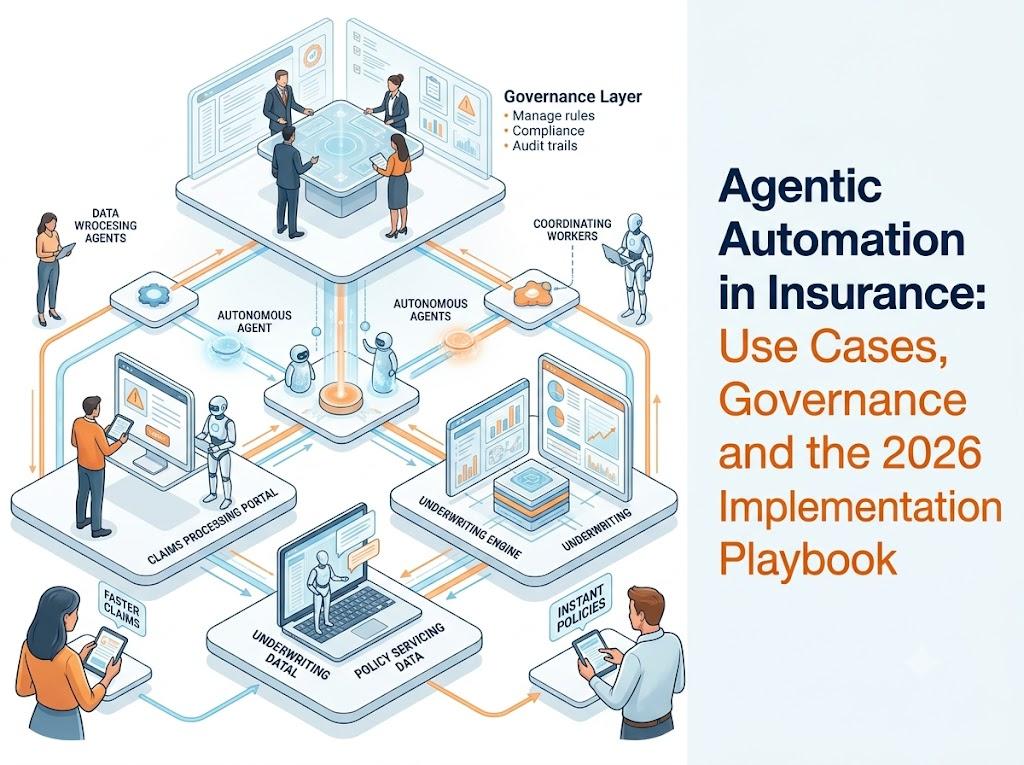 Agentic Automation in Insurance: Use Cases, Governance and the 2026 Implementation Playbook