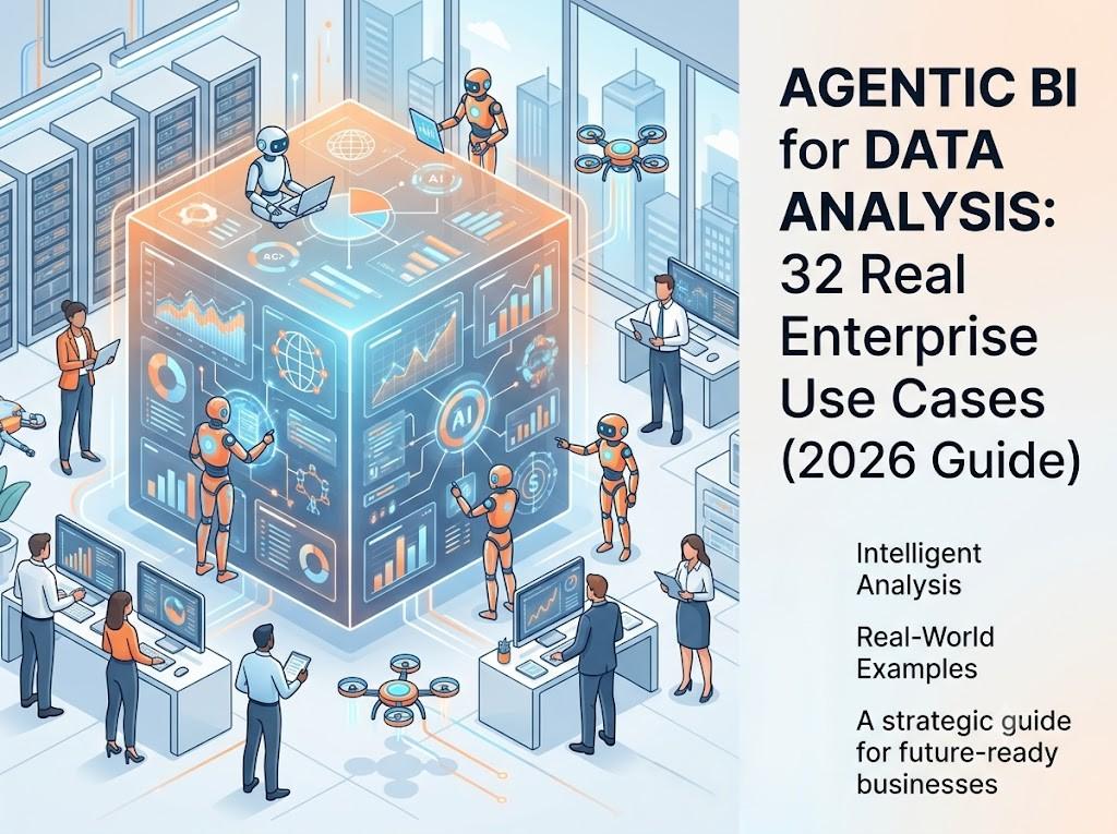 Agentic BI for Data Analysis: 32 Real Enterprise Use Cases (2026 Guide)